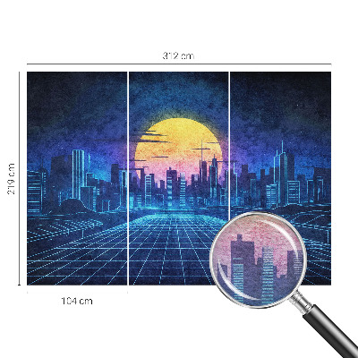 Papel de parede Paisagem futurista