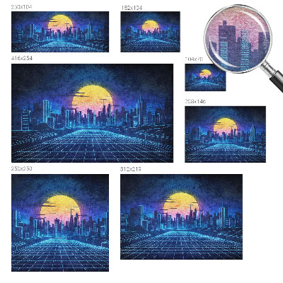 Papel de parede Paisagem futurista