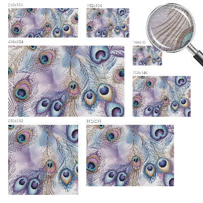 Papel de parede Penas de pavão