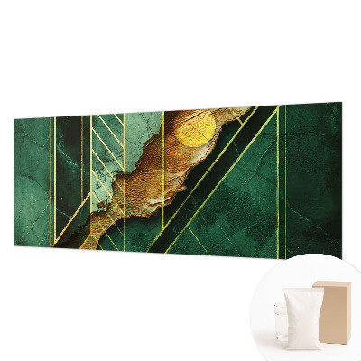 Mural de fotos na parede tensão geométrica