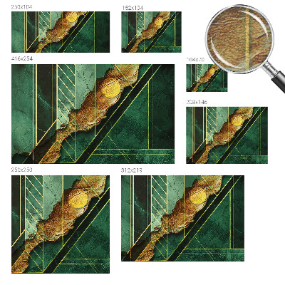 Mural de fotos na parede tensão geométrica