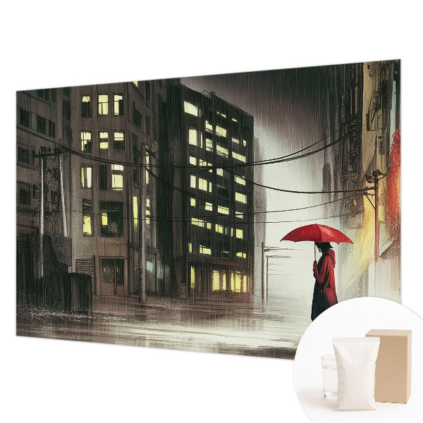 Papel de parede fotográfico Cidade chuvosa