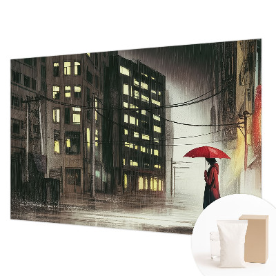 Papel de parede fotográfico Cidade chuvosa