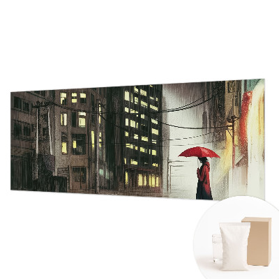 Papel de parede fotográfico Cidade chuvosa