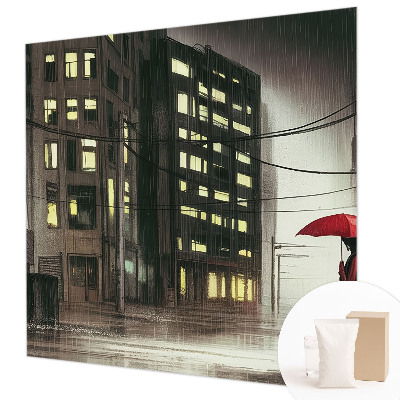 Papel de parede fotográfico Cidade chuvosa