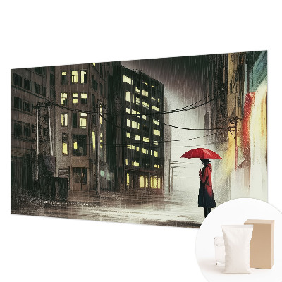 Papel de parede fotográfico Cidade chuvosa