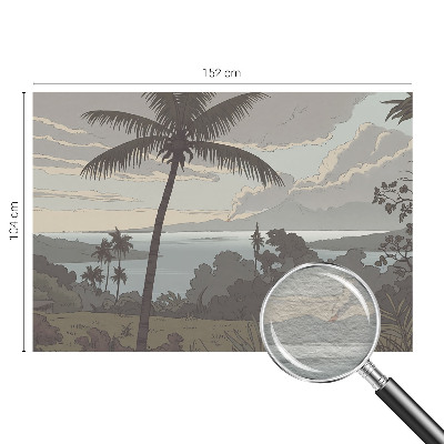 Papel de parede para sala Paisagem exótica