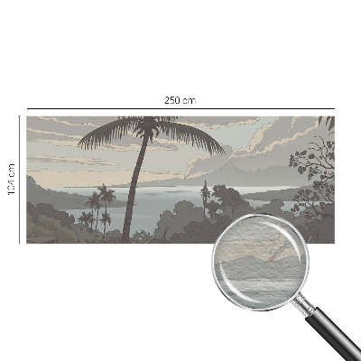 Papel de parede para sala Paisagem exótica