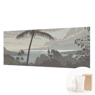 Papel de parede para sala Paisagem exótica