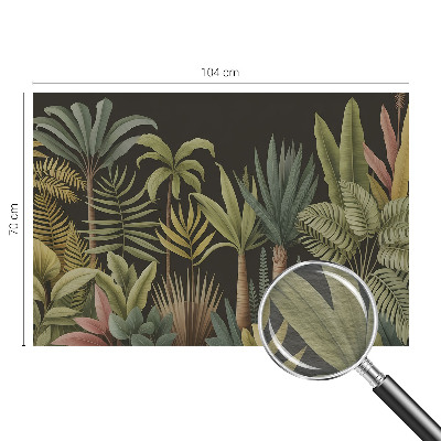 Papel de parede fotográfico selva tropical
