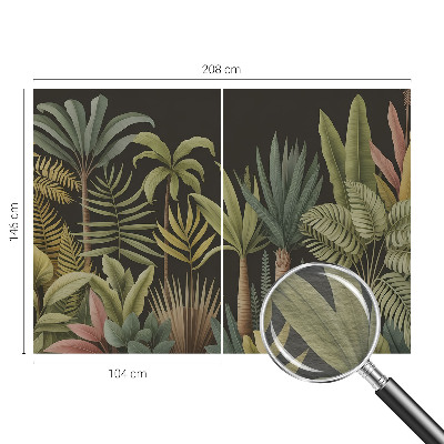 Papel de parede fotográfico selva tropical