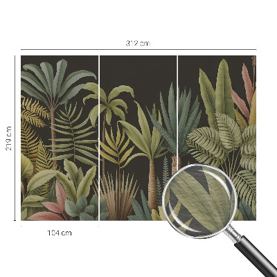 Papel de parede fotográfico selva tropical