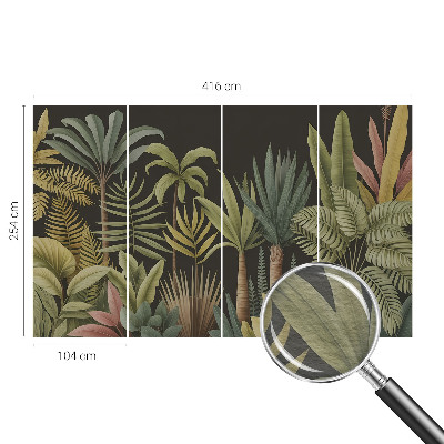 Papel de parede fotográfico selva tropical