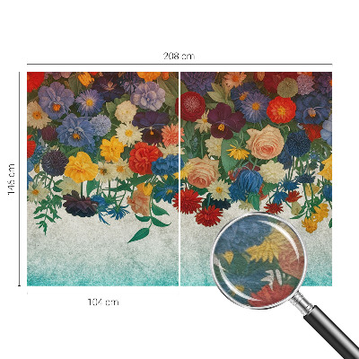 Mural fotográfico Flores coloridas