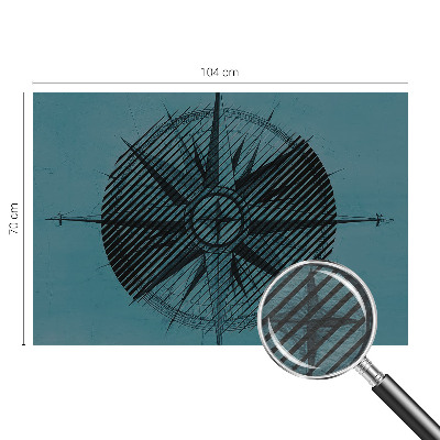 Papel de parede fotográfico Bússola marítima