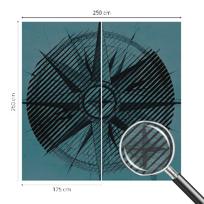 Papel de parede fotográfico Bússola marítima