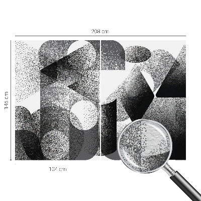 Papel de parede para quarto Formas geométricas