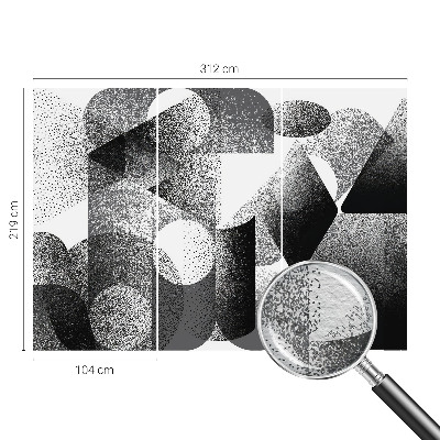 Papel de parede para quarto Formas geométricas