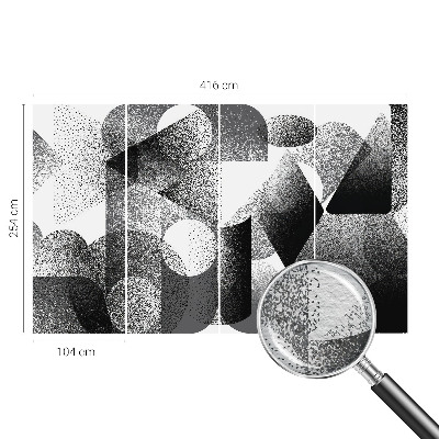 Papel de parede para quarto Formas geométricas