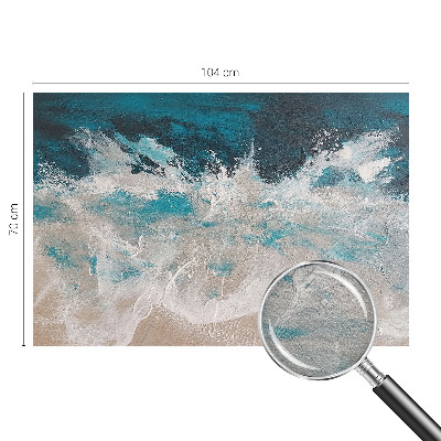 Papel de parede decorativo Ondas do oceano