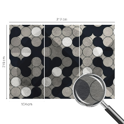 Papel de parede Círculos geométricos