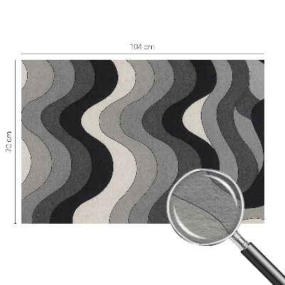Mural de parede Ondas cinzentas