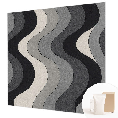 Mural de parede Ondas cinzentas