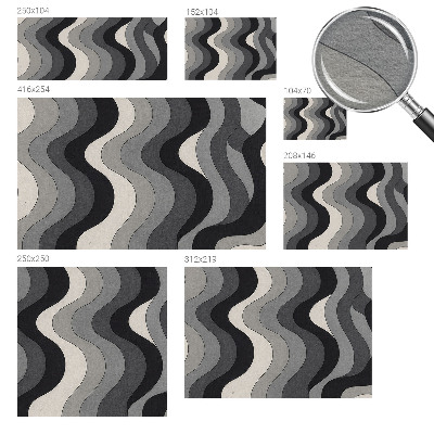 Mural de parede Ondas cinzentas