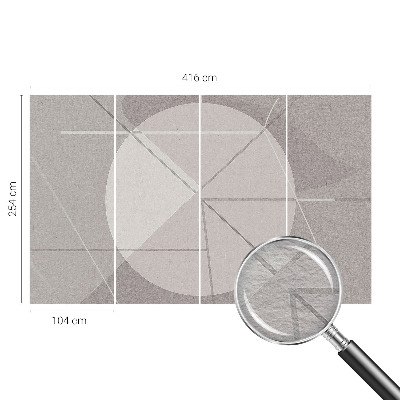 Mural de fotos na parede Geometria abstrata