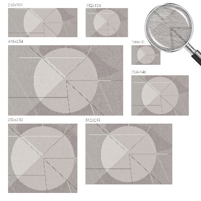 Mural de fotos na parede Geometria abstrata