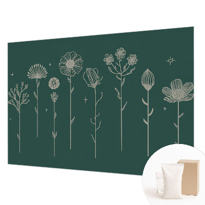 Papel de parede fotográfico flores delicadas
