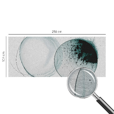 Papel de parede para quarto Círculos verdes