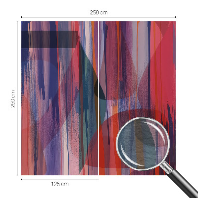 Papel de parede para sala Listras do arco-íris