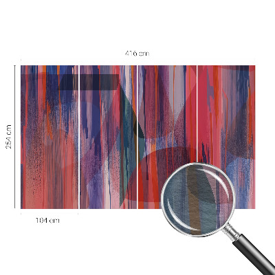 Papel de parede para sala Listras do arco-íris