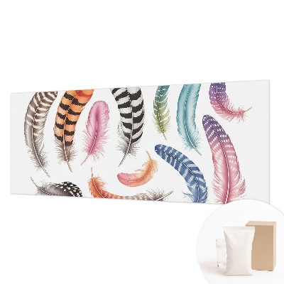 Papel de parede Penas em tons pastel