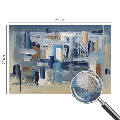 Mural de parede pincéis de abstração