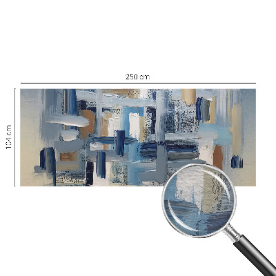 Mural de parede pincéis de abstração