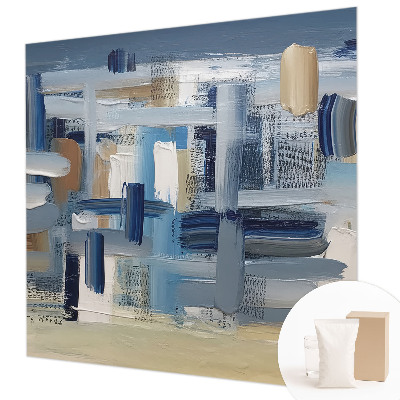 Mural de parede pincéis de abstração