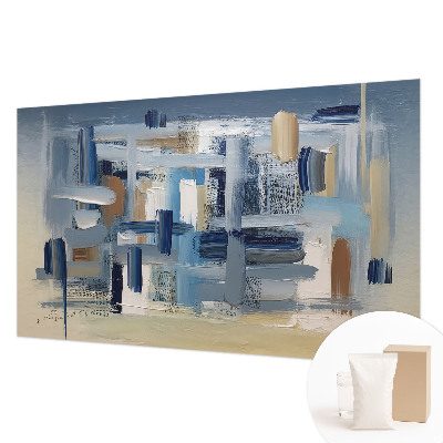 Mural de parede pincéis de abstração