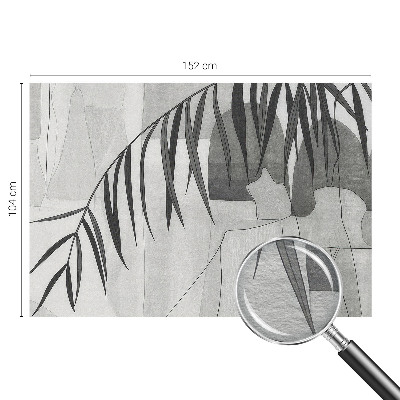 Mural de fotos na parede Palmeira abstrata