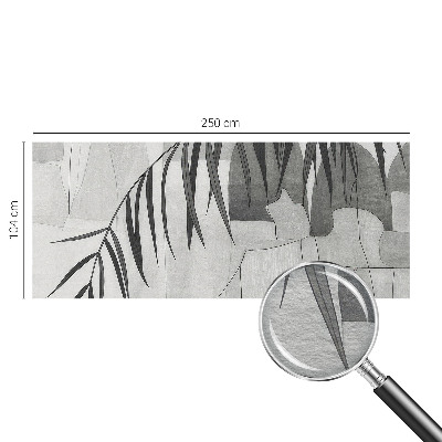 Mural de fotos na parede Palmeira abstrata