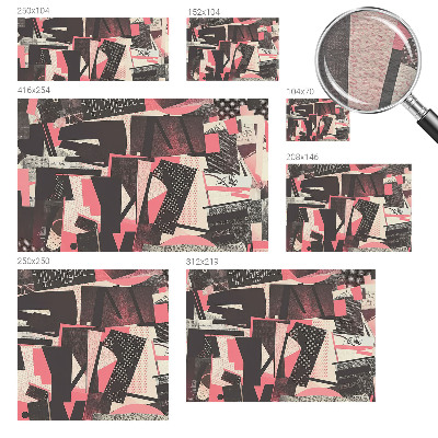 Fotomural Colagem geométrica