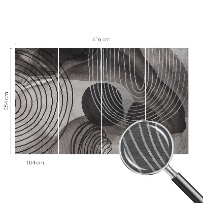 Papel de parede para quarto Harmonia das formas