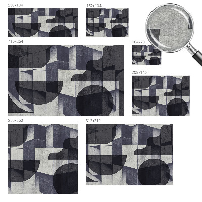 Papel de parede decorativo Simetria geométrica