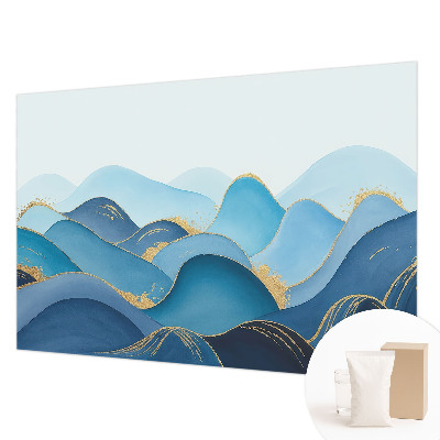 Mural de fotos na parede Paisagem ondulada