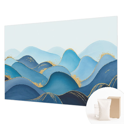 Mural de fotos na parede Paisagem ondulada