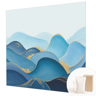 Mural de fotos na parede Paisagem ondulada