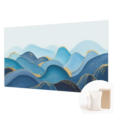 Mural de fotos na parede Paisagem ondulada