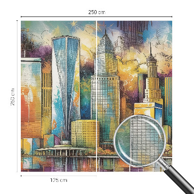 Papel de parede fotográfico Panorama da cidade