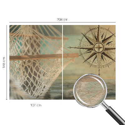 Papel de parede para sala Relaxamento no mar